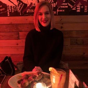 Nordstrom Black Turtleneck Dress